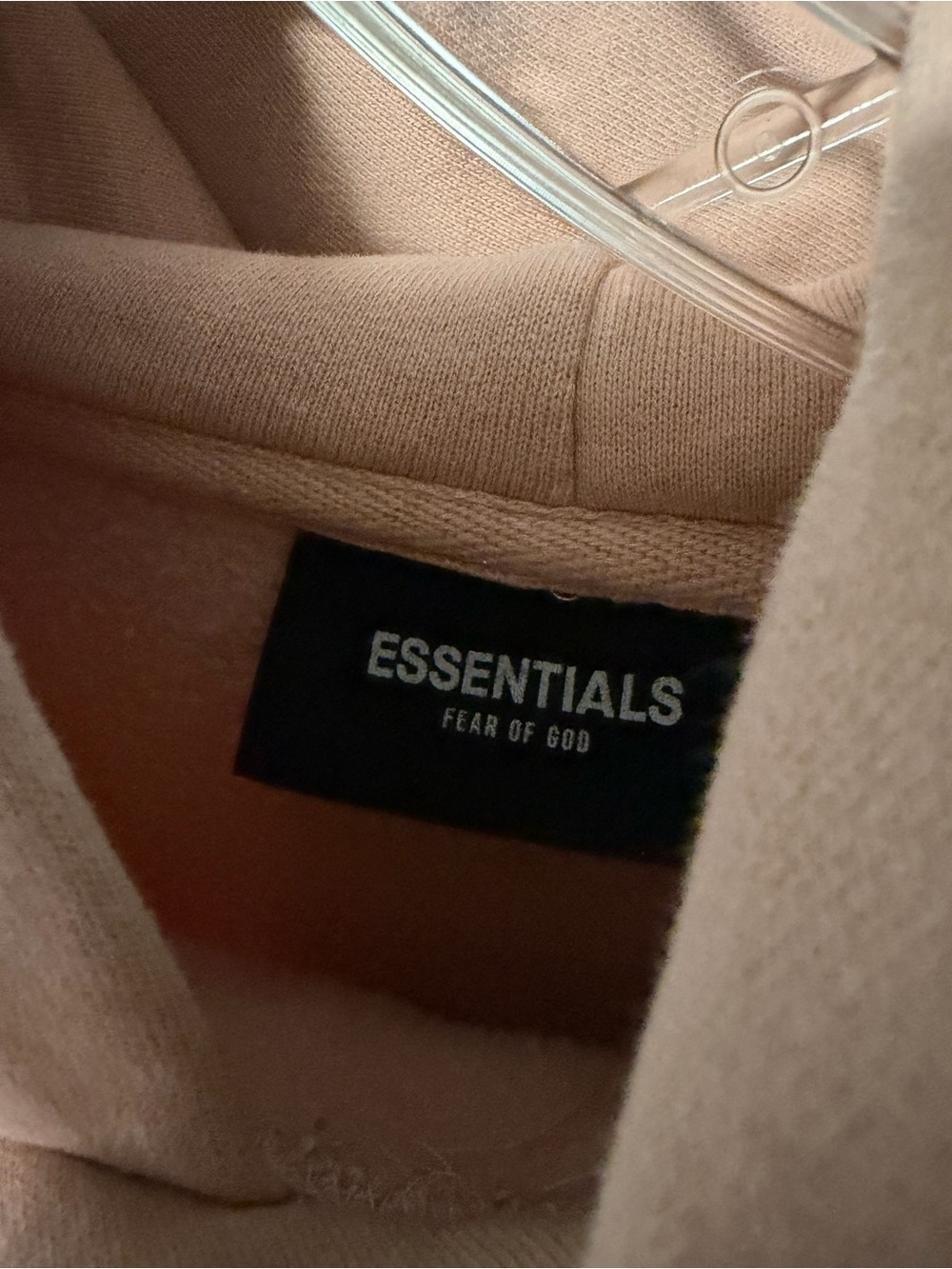 Essentials pink hoodie - Picture 2 of 3